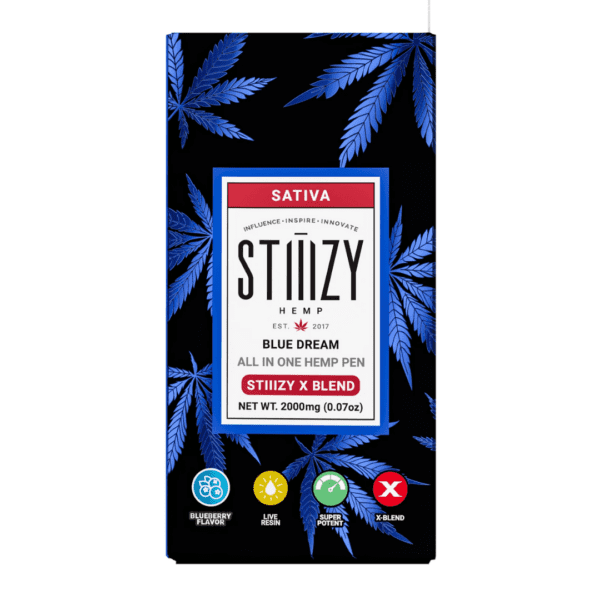 stiiizy x blend disposable 2g blue dream