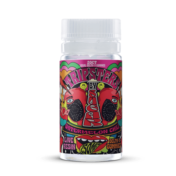 sugar tripsters delta 9 thc 250mg gummies watermelon chili