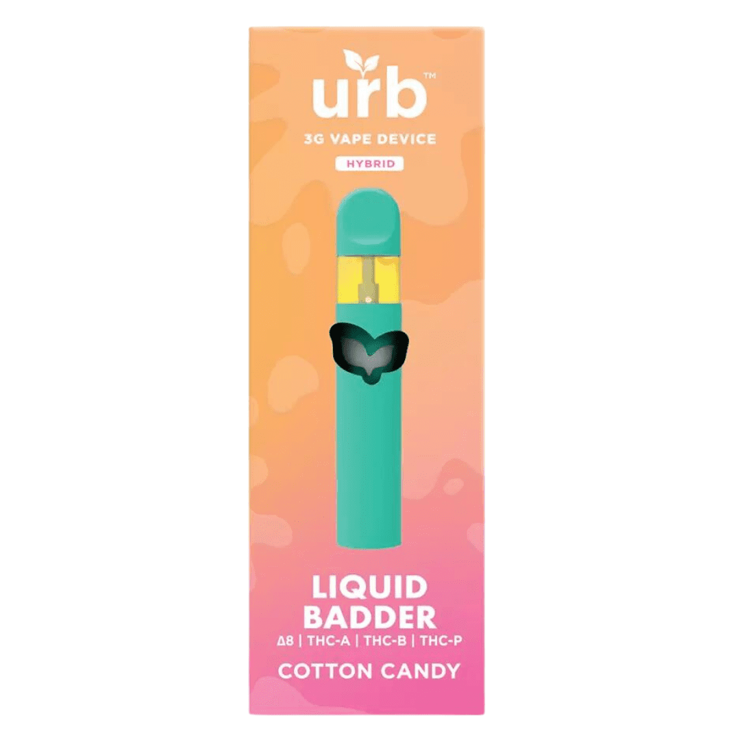 urb liquid badder disposable 3g cotton candy