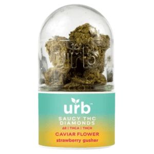 urb saucy diamonds caviar flower 7g strawberry gusher