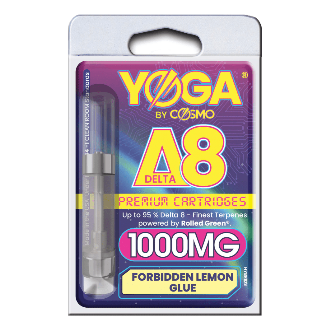 yoga delta 8 cartridge 1g forbidden lemon glue