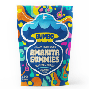 gumbo amanita gummies 2500mg blue raspberry