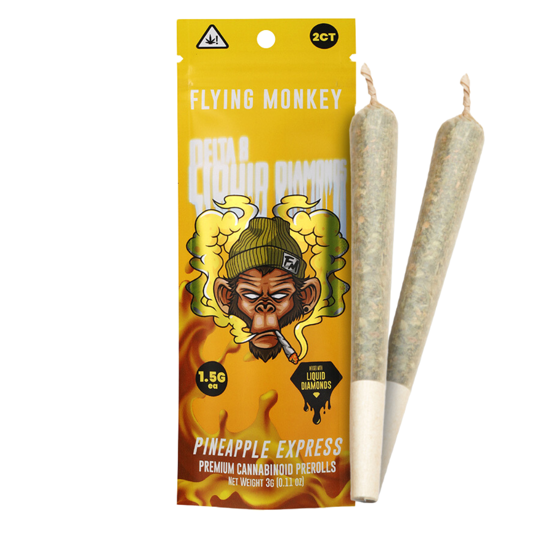 flying-monkey-liquid-diamonds-pre-rolls-3g-pineapple-express