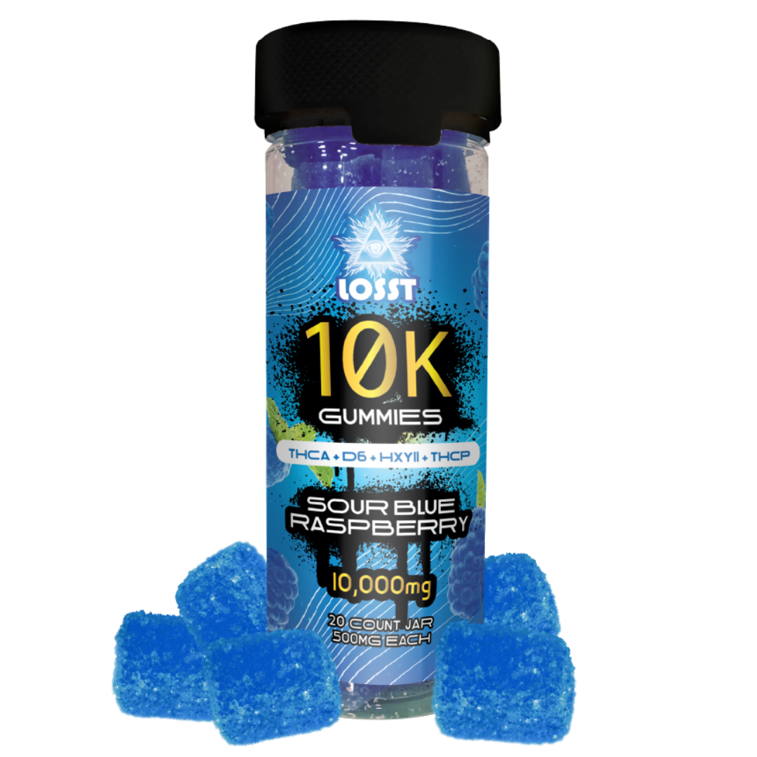 losst-10k-gummies-10000mg-sour-blue-raspberry