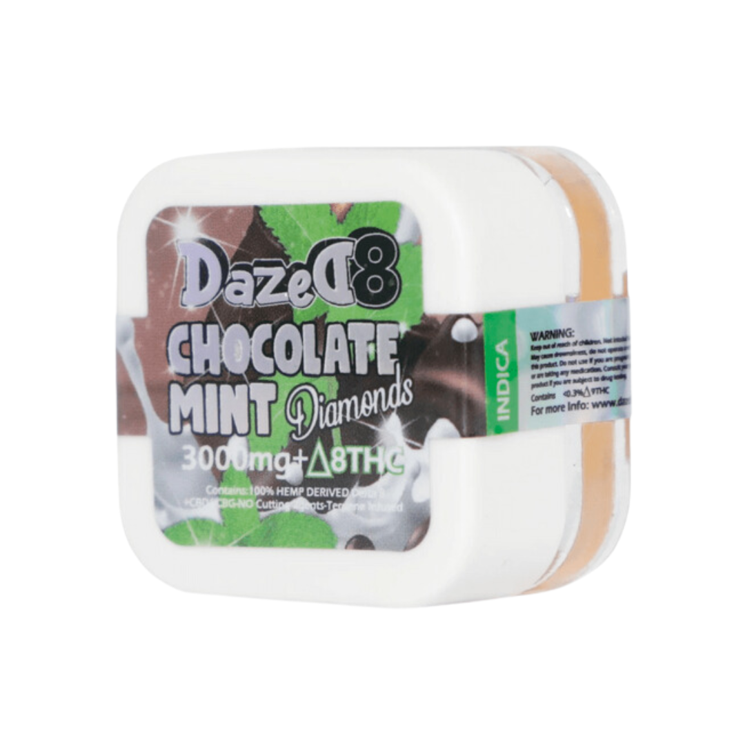 Dazed 8 Delta 8 Diamond Dabs 3G – Chocolate Mint