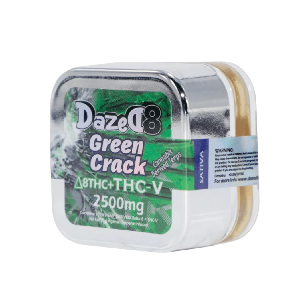 Dazed 8 THC-V Dabs 2G – Green Crack