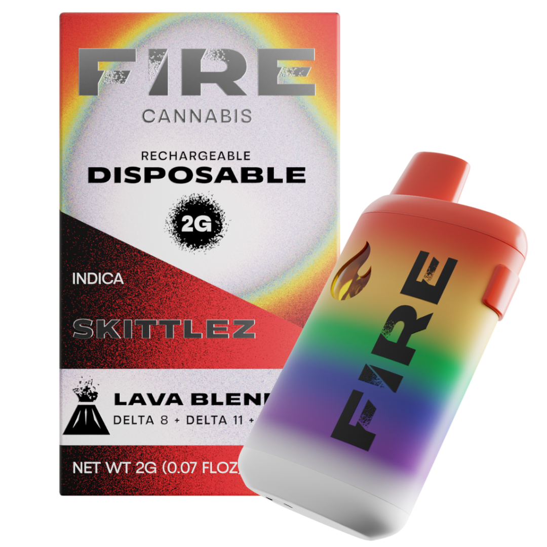 fire hemp lava blend disposable 2g