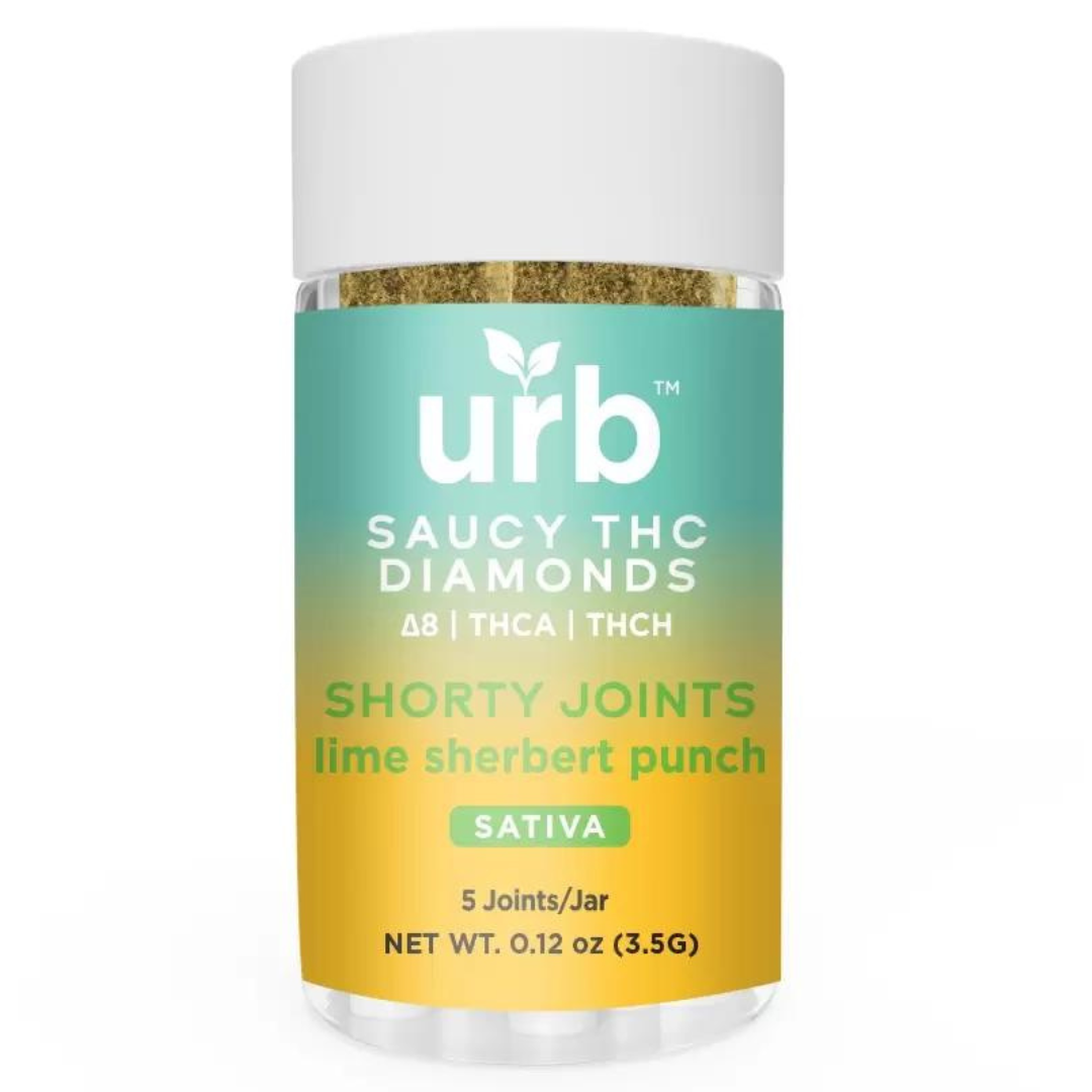 urb-saucy-thc-diamonds-shorty-joints-3.5g-lsp