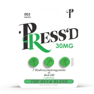 Press'd Hulk Blend Kratom Tablets