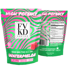 FVKD Exotics High Potency THC-A D9 Gummies