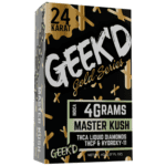 Geek'd 24K Gold Series Disposable Master Kush