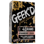 Geek'd 24K Gold Series Disposable Strawberry Cough