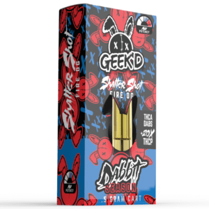 Geek'd Dabbit Season THC-A 20x Cartridge Fire OG