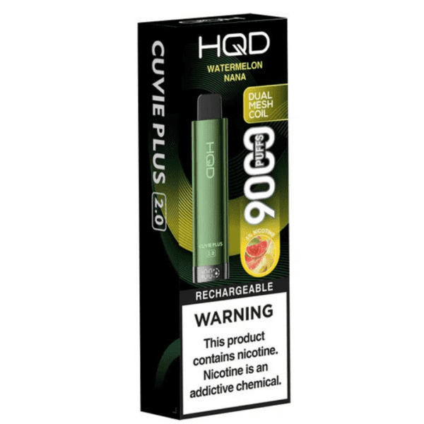 HQD Cuvie Plus 2.0 9000 Puffs Disposable Vape