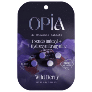 Opia Pseudo + 7-OH Kratom Tablets Wild Berry