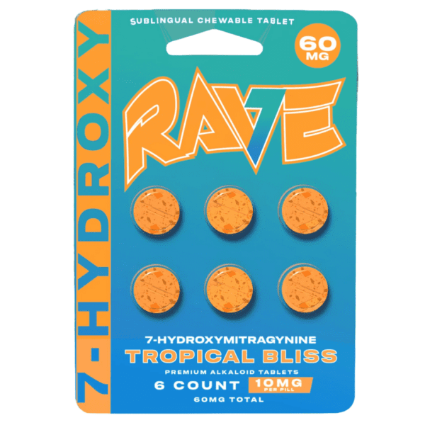 Rave 7-Hydroxymitragynine Extract Tablets