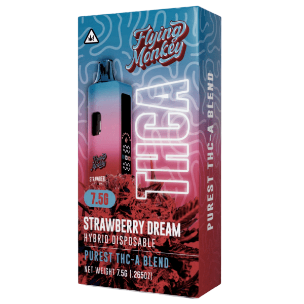 Flying Monkey Purest THC-A Disposable Strawberry Dream