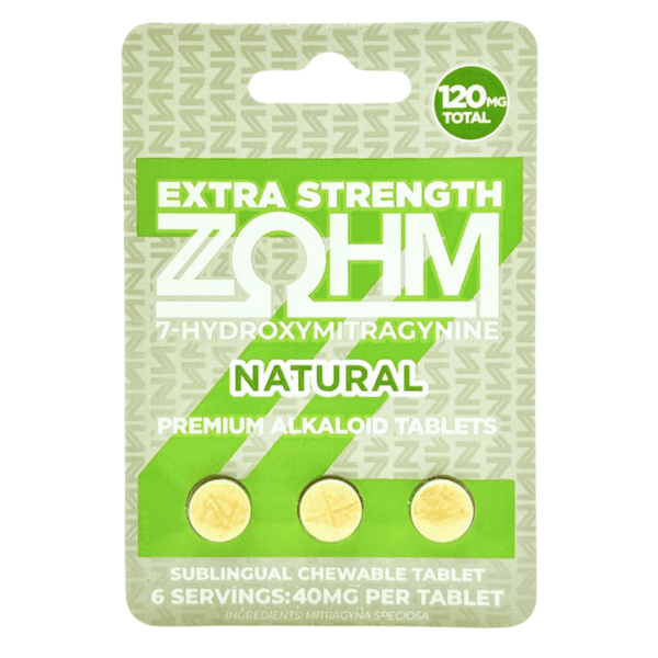 ZOHM Extra Strength 7-Hydroxy Tablets