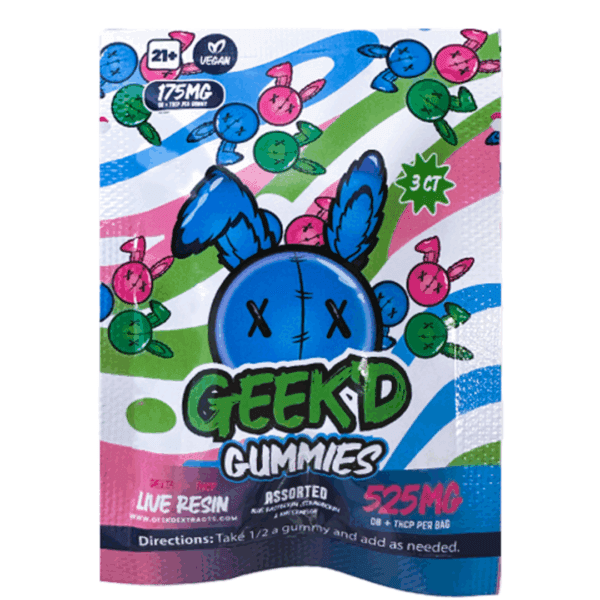 Geek'd Live Resin Gummies