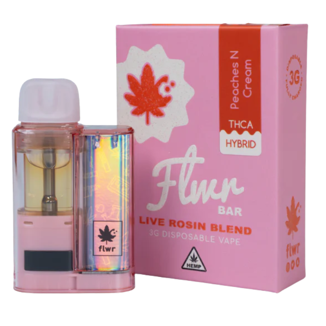 Flwr BAR THC-A Live Rosin Disposable Vape 3G - Image 4