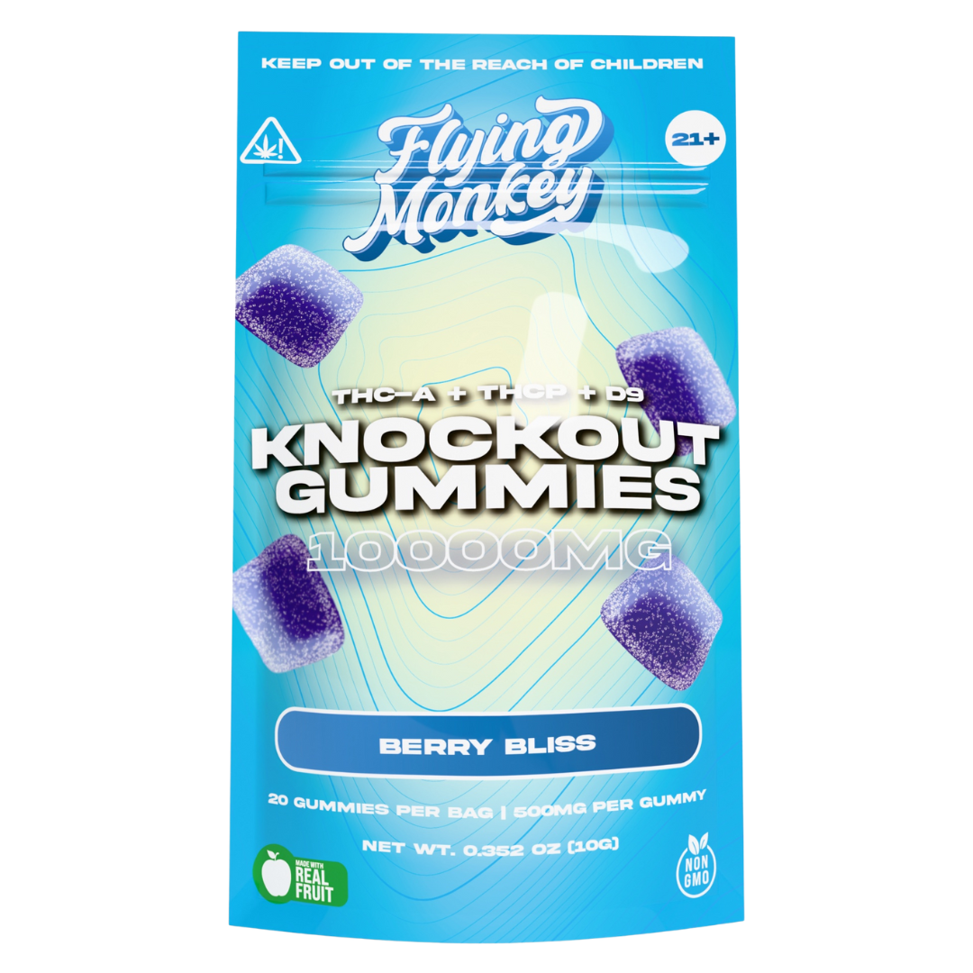 Flying Monkey Knockout Blend Gummies 10000MG - Image 6