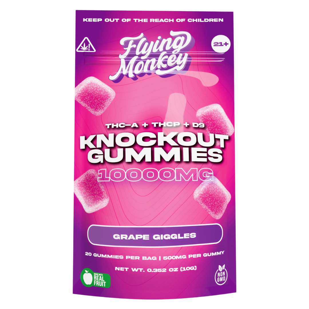 Flying Monkey Knockout Blend Gummies 10000MG - Image 2