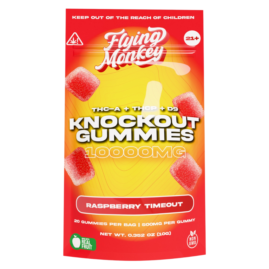 Flying Monkey Knockout Blend Gummies 10000MG - Image 5