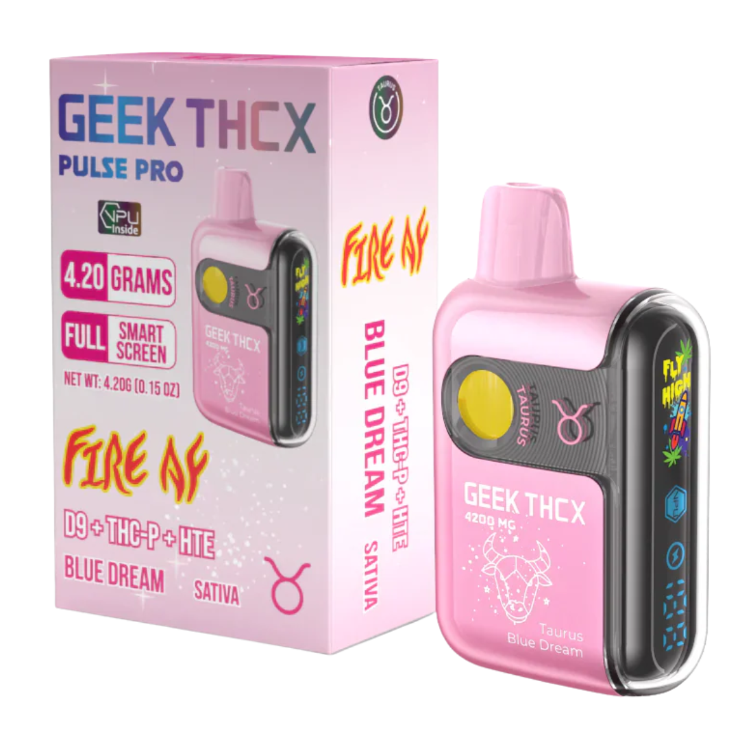 Geek Bar THCX Pulse Pro Fire AF Disposable 4.2G - D8 GAS