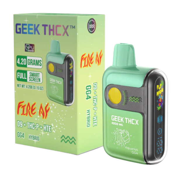 1 or 8 × Geek Field _ 5T9 gf Geek Bar THCX Pulse Pro Fire AF Disposable 4.2G - D8 GAS
