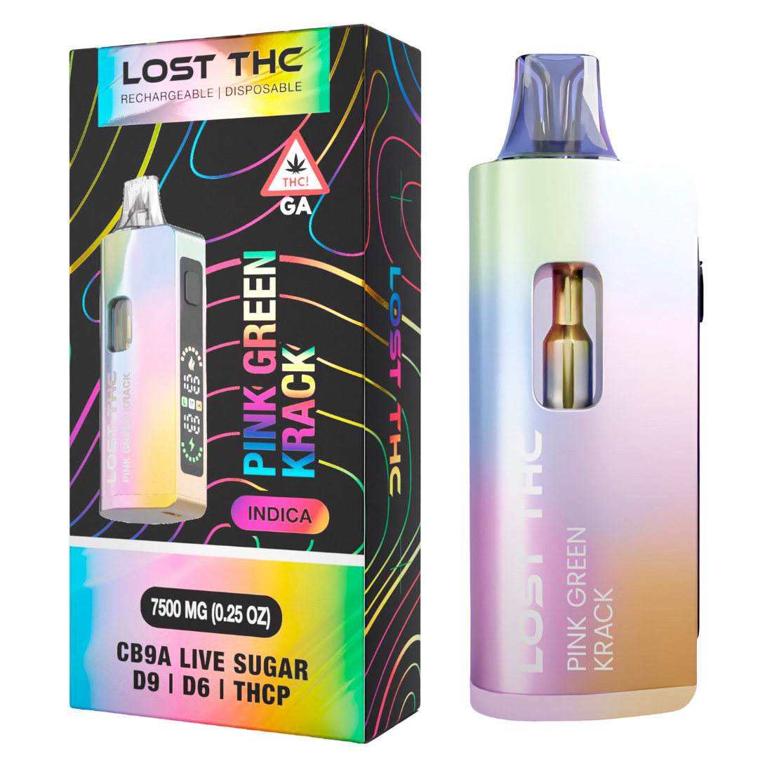 Lost THC V2 CB9A Disposable Rainbow Edition 7.5G - Image 4