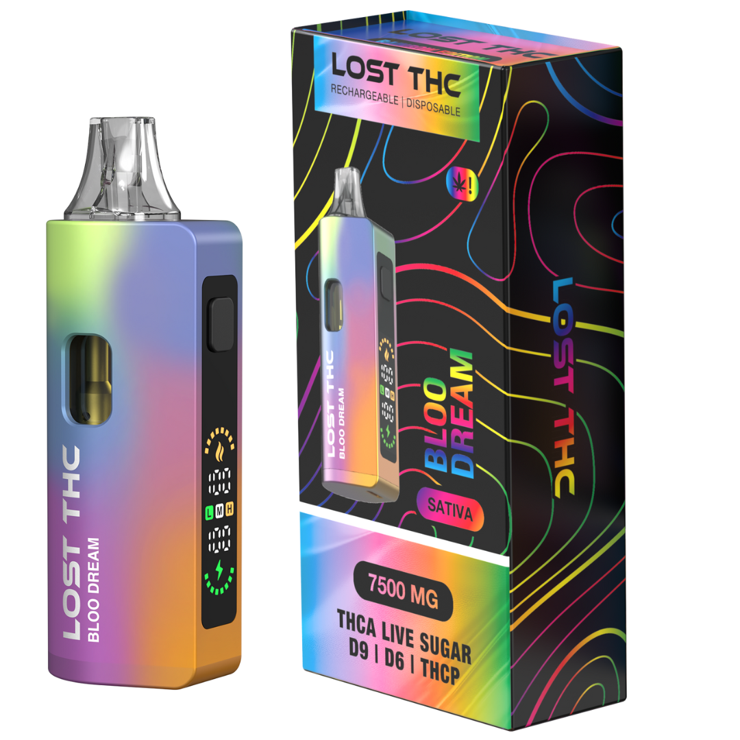 Lost THC V2 THC-A Disposable Rainbow Edition 7.5G - Image 4