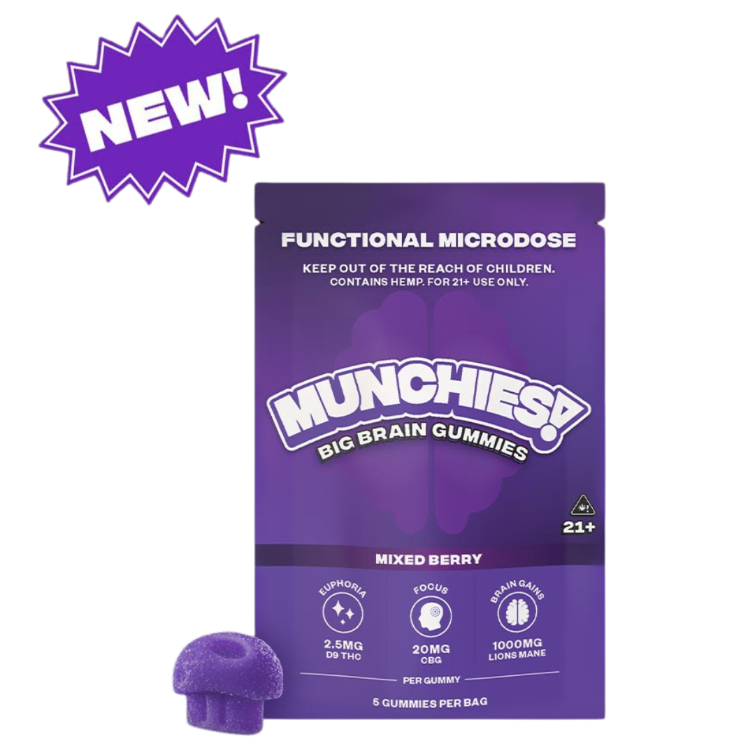 Munchies Functional Microdose Gummies | Big Brain Blend - Image 2