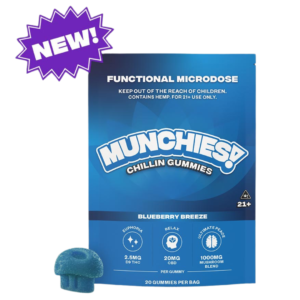 Munchies Functional Microdose Gummies Chillin Blend