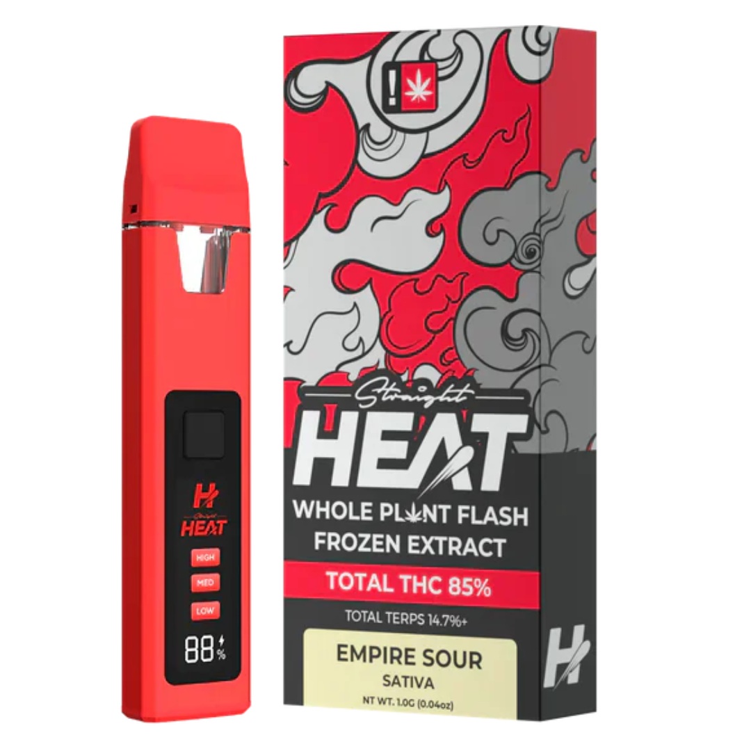 Straight Heat Flash Frozen Extract Disposable 1G
