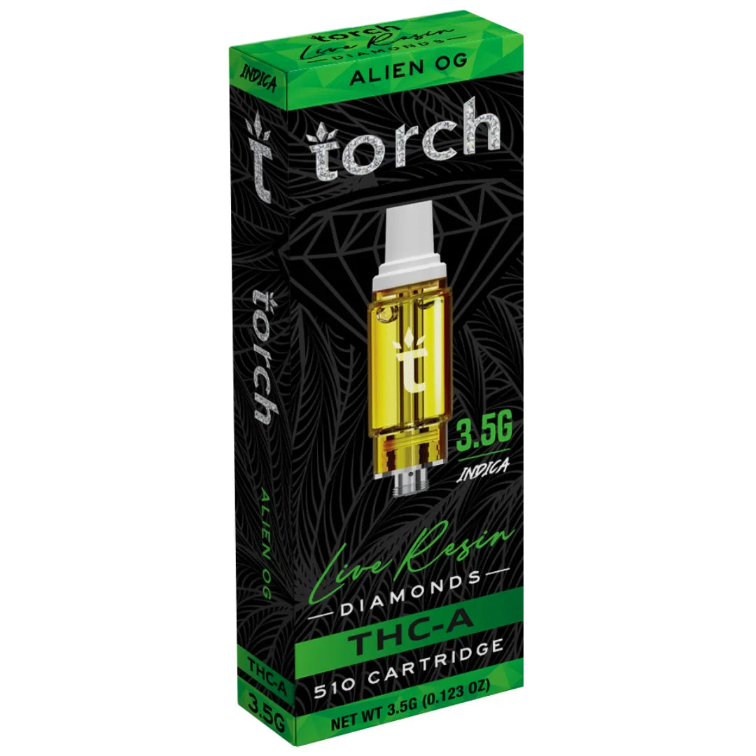 Torch Live Resin Diamonds Cartridge 3.5G - Image 4