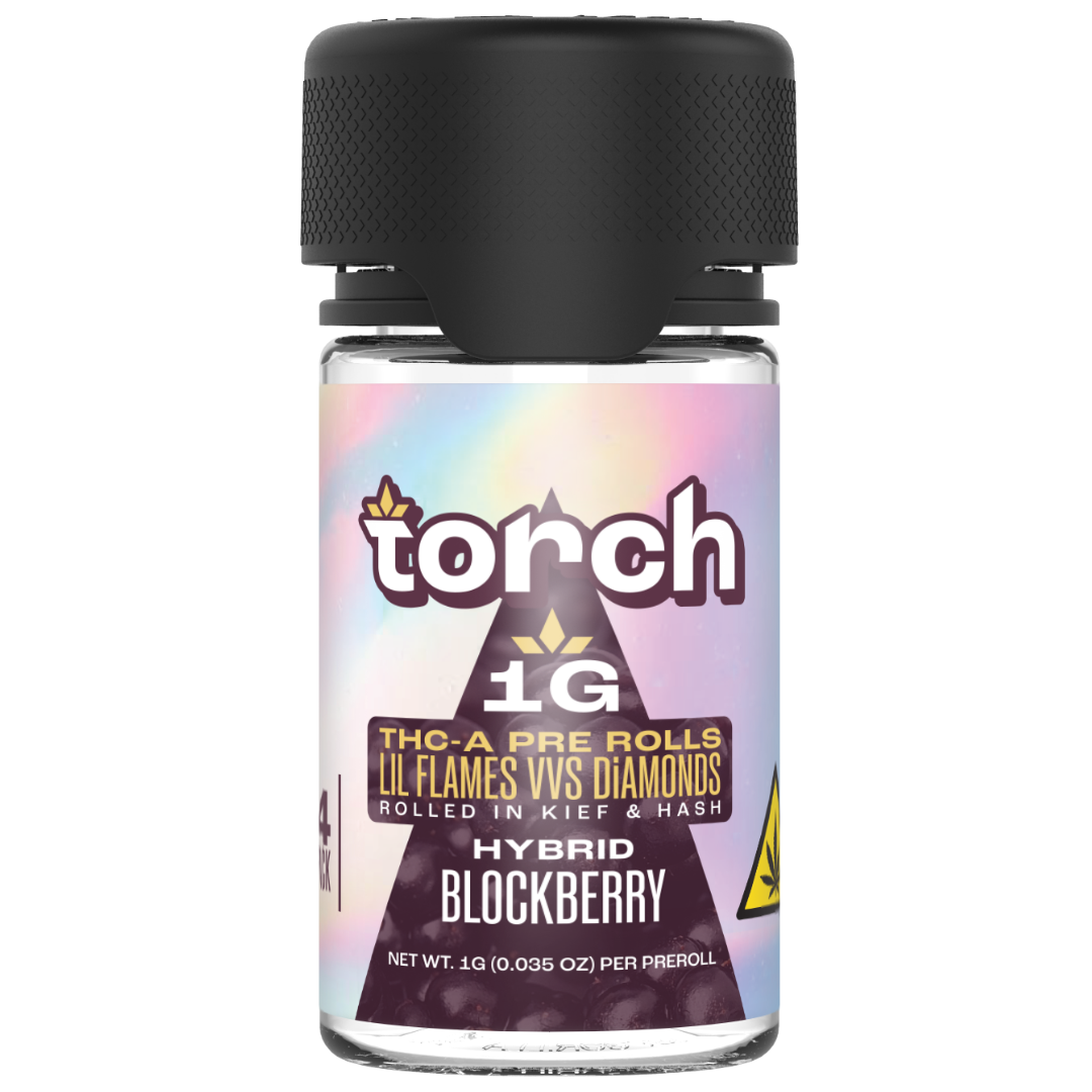 Torch THC-A Lil Flames VVS Diamonds Pre-Rolls 4G | 4ct - Image 2