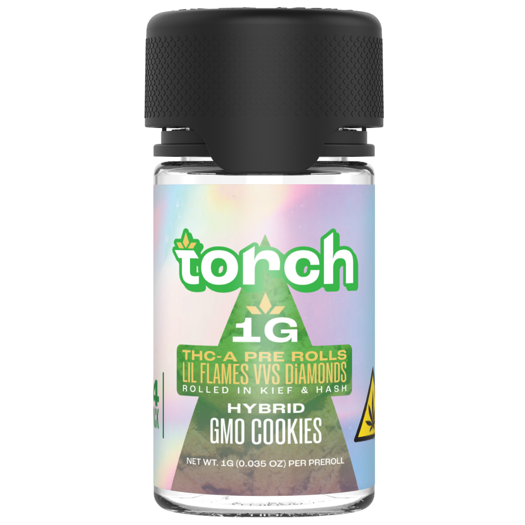 Torch THC-A Lil Flames VVS Diamonds Pre-Rolls 4G | 4ct - Image 3