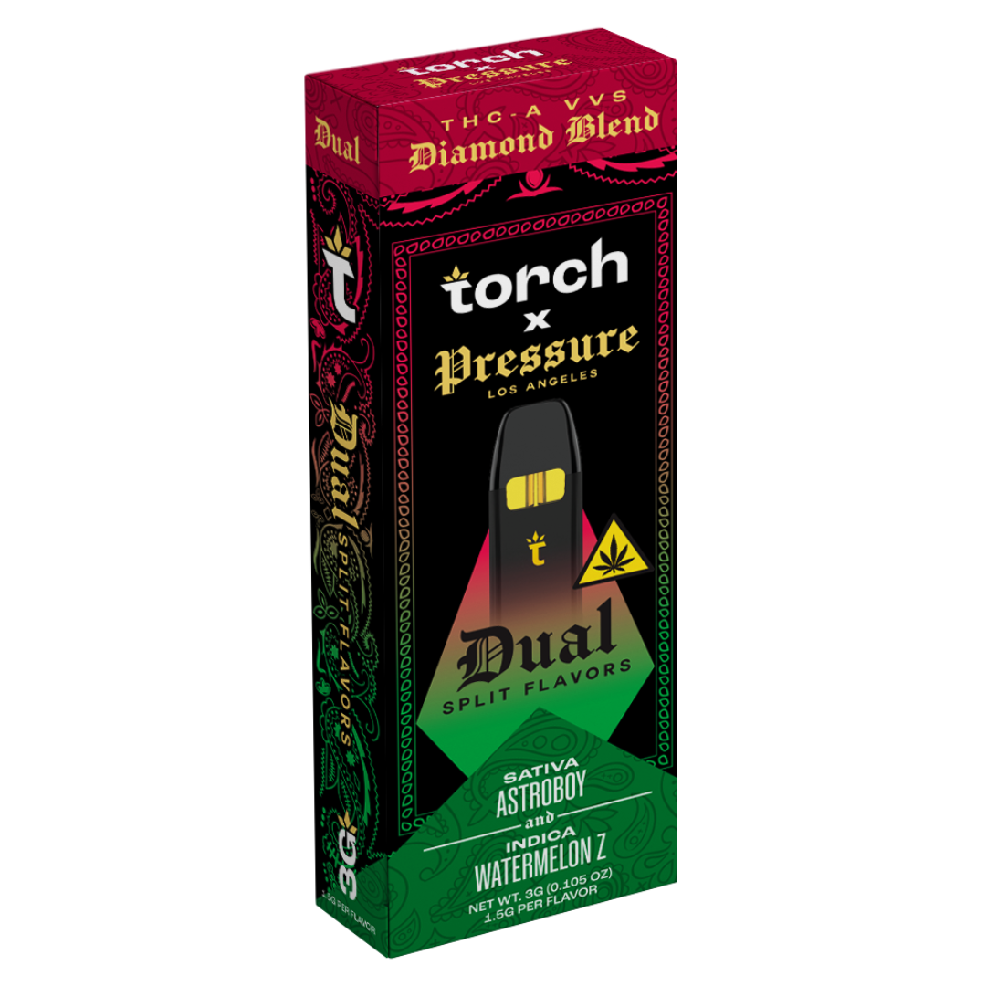Torch x Pressure THC-A Diamond Blend Dual Disposable 3G - Image 10