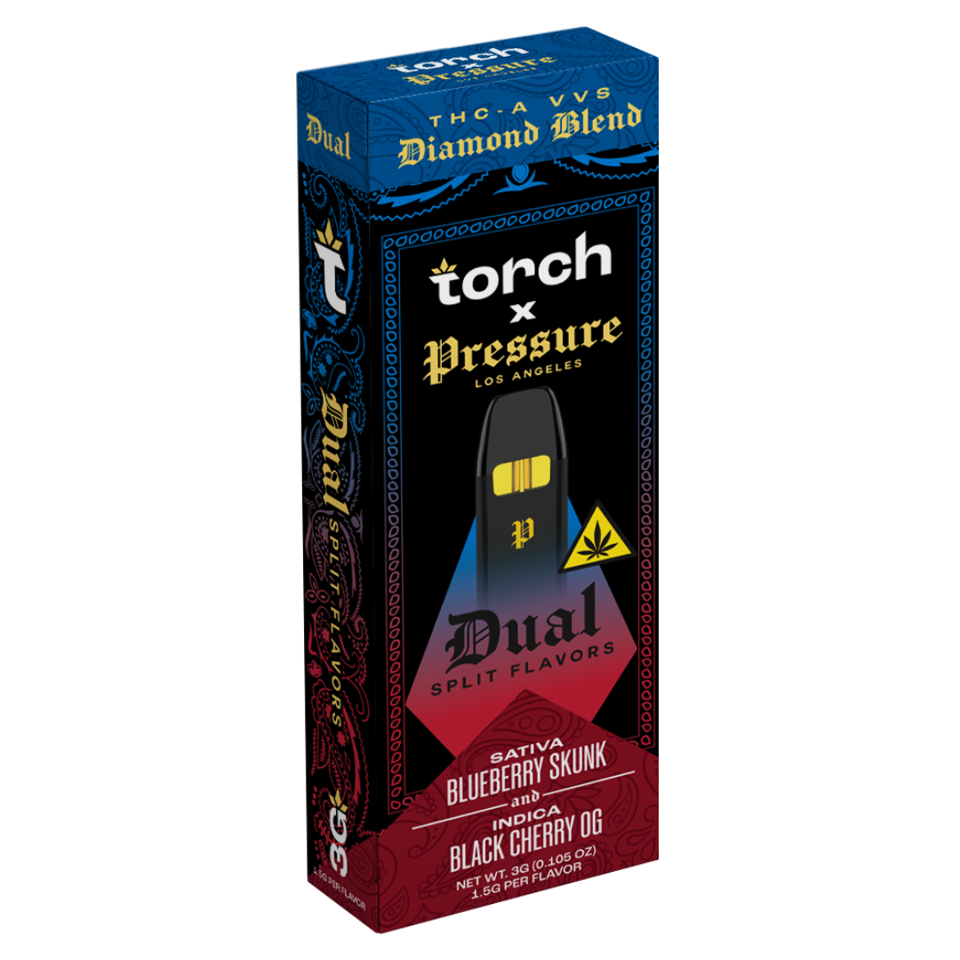 Torch x Pressure THC-A Diamond Blend Dual Disposable 3G - Image 5