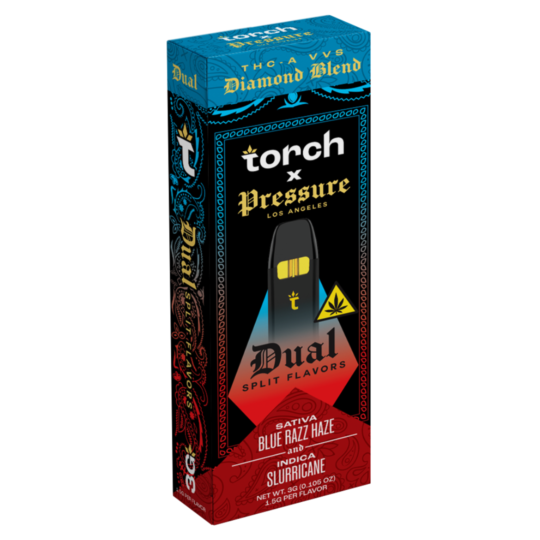 Torch x Pressure THC-A Diamond Blend Dual Disposable 3G - Image 9