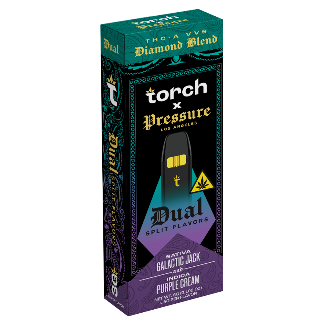 Torch x Pressure THC-A Diamond Blend Dual Disposable 3G - Image 7