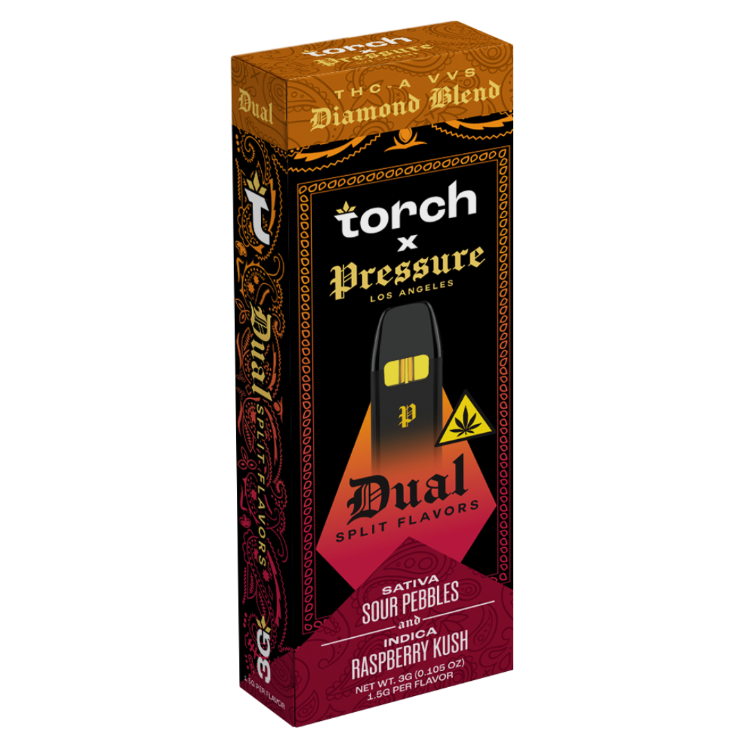 Torch x Pressure THC-A Diamond Blend Dual Disposable 3G - Image 3