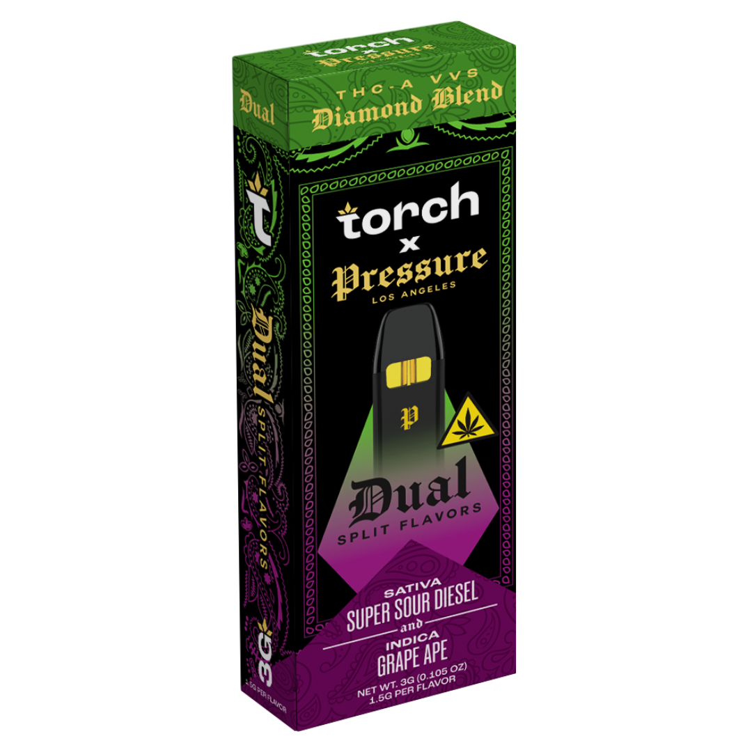 Torch x Pressure THC-A Diamond Blend Dual Disposable