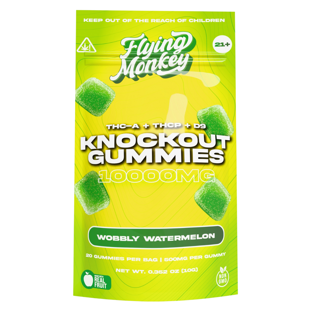 Flying Monkey Knockout Blend Gummies 10000MG - Image 3
