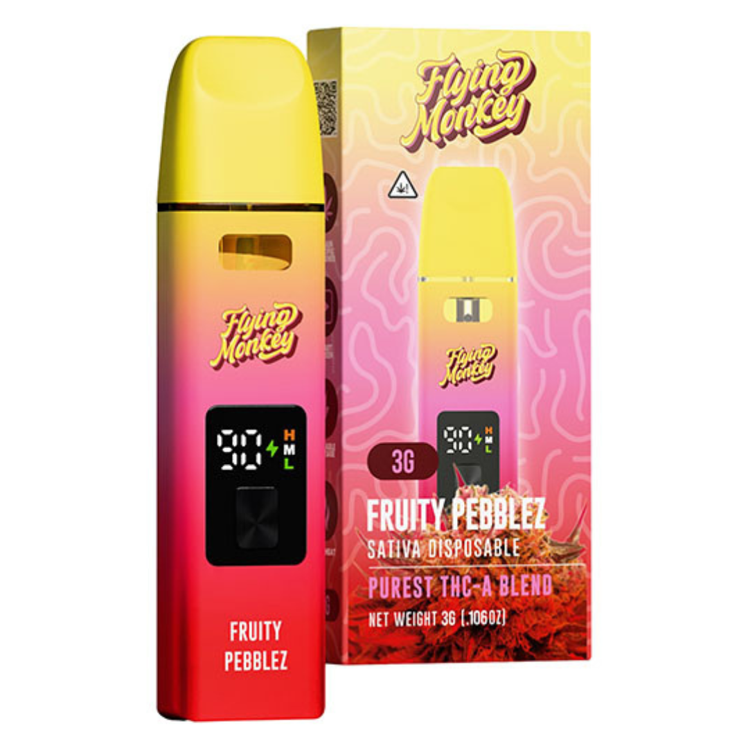 Flying Monkey Purest THC-A Blend Disposable Vape 3G - Image 7