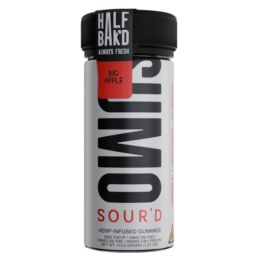 Half Bak'd SOUR'D Sumo Gummies 10000MG - Image 6