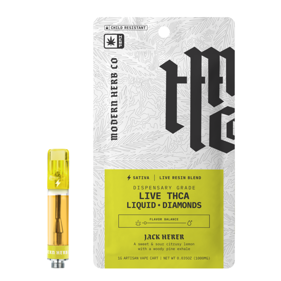 Modern Herb Co Live THC-A Liquid Diamonds Cartridge 1G - Image 7