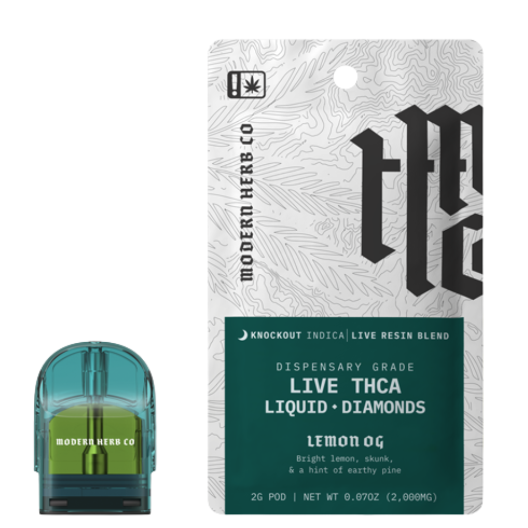 Modern Herb Co Live THC-A Liquid Diamonds Pod Refill 2G - Image 3
