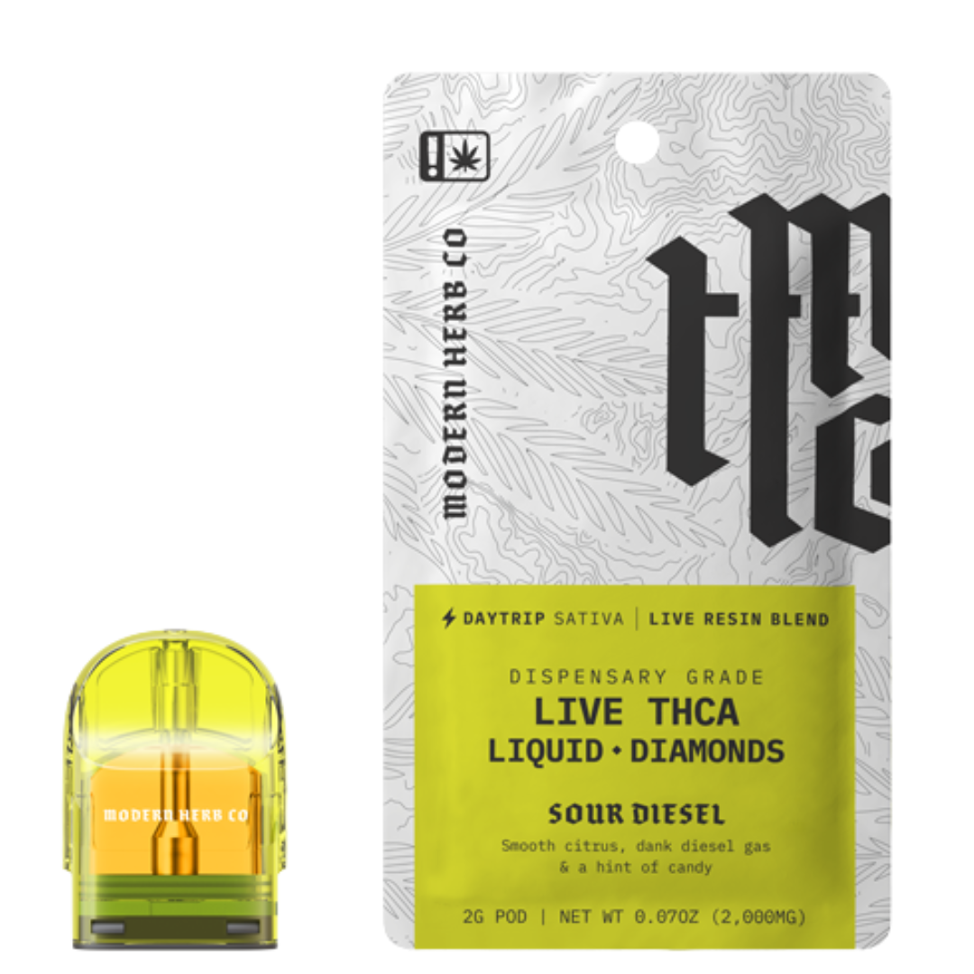 Modern Herb Co Live THC-A Liquid Diamonds Pod Refill 2G - Image 7