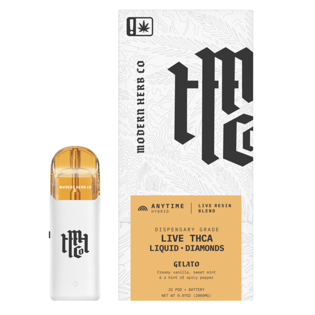 Modern Herb Co Live THC-A Liquid Diamonds Pod Kit 2G - Image 9